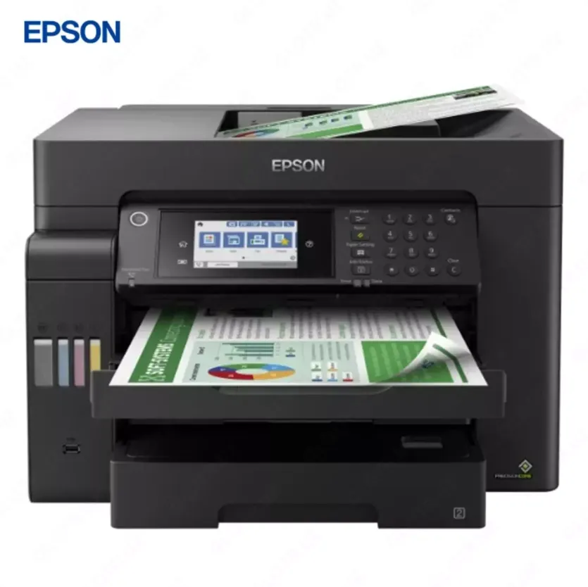 Струйный принтер Epson L15150, цветная, A3, 22 стр/мин (цветн. А3), AirPrint, Ethernet (RJ-45), USB, Wi-Fi, черный#1