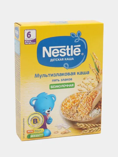 Каша Nestle, злаковая, безмолочная, 200 г#1