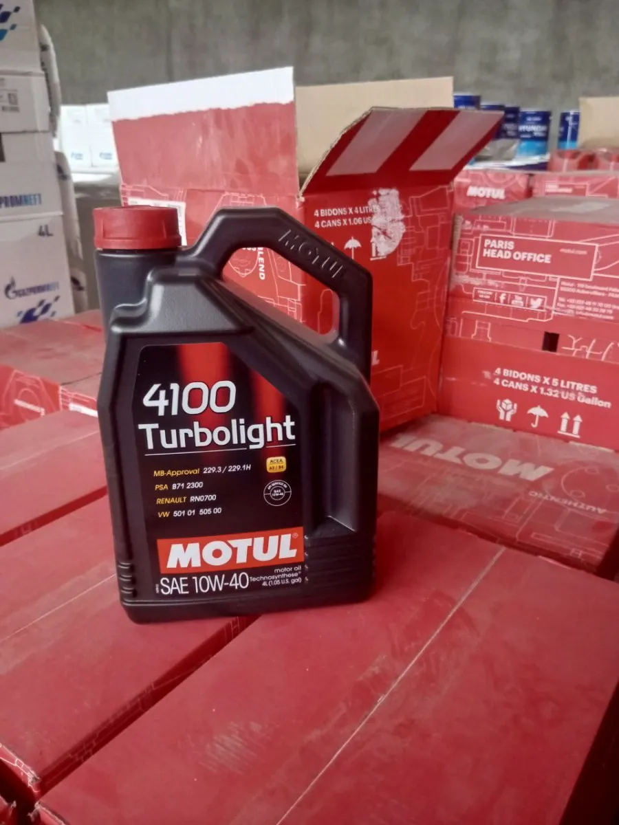 Моторное масло MOTUL 4100 TURBOLIGHT 10W-40 4л (Официал®FR)#1