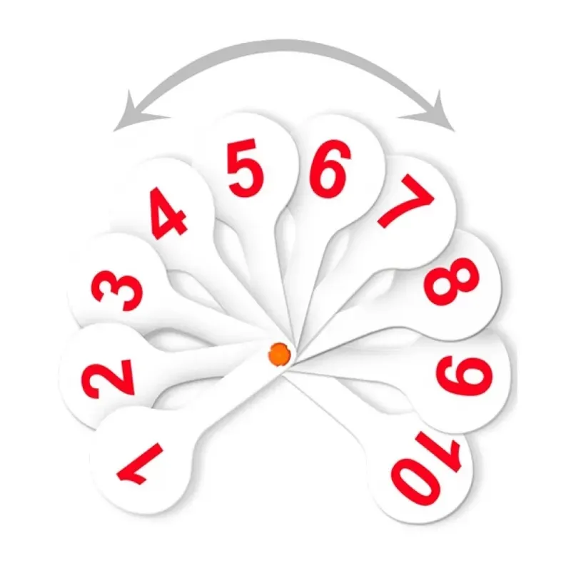 Веер-касса цифр от 1 до 20, прямой и обратный счет, Стамм#1