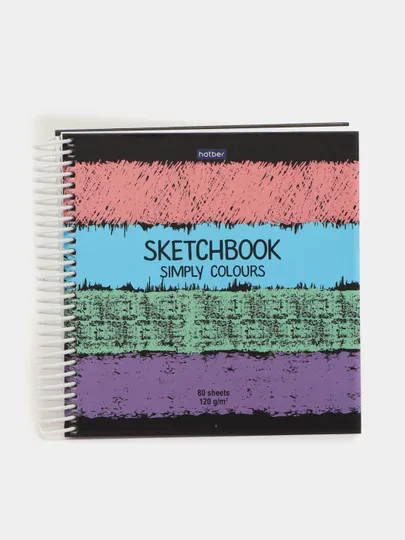 Блокнот Hatber SketchBook, 80 листов, А5ф, 170*170 мм#1
