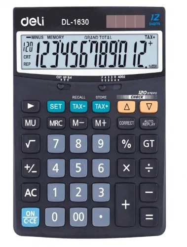 Калькулятор 12 разрядов 1630 Deli#1