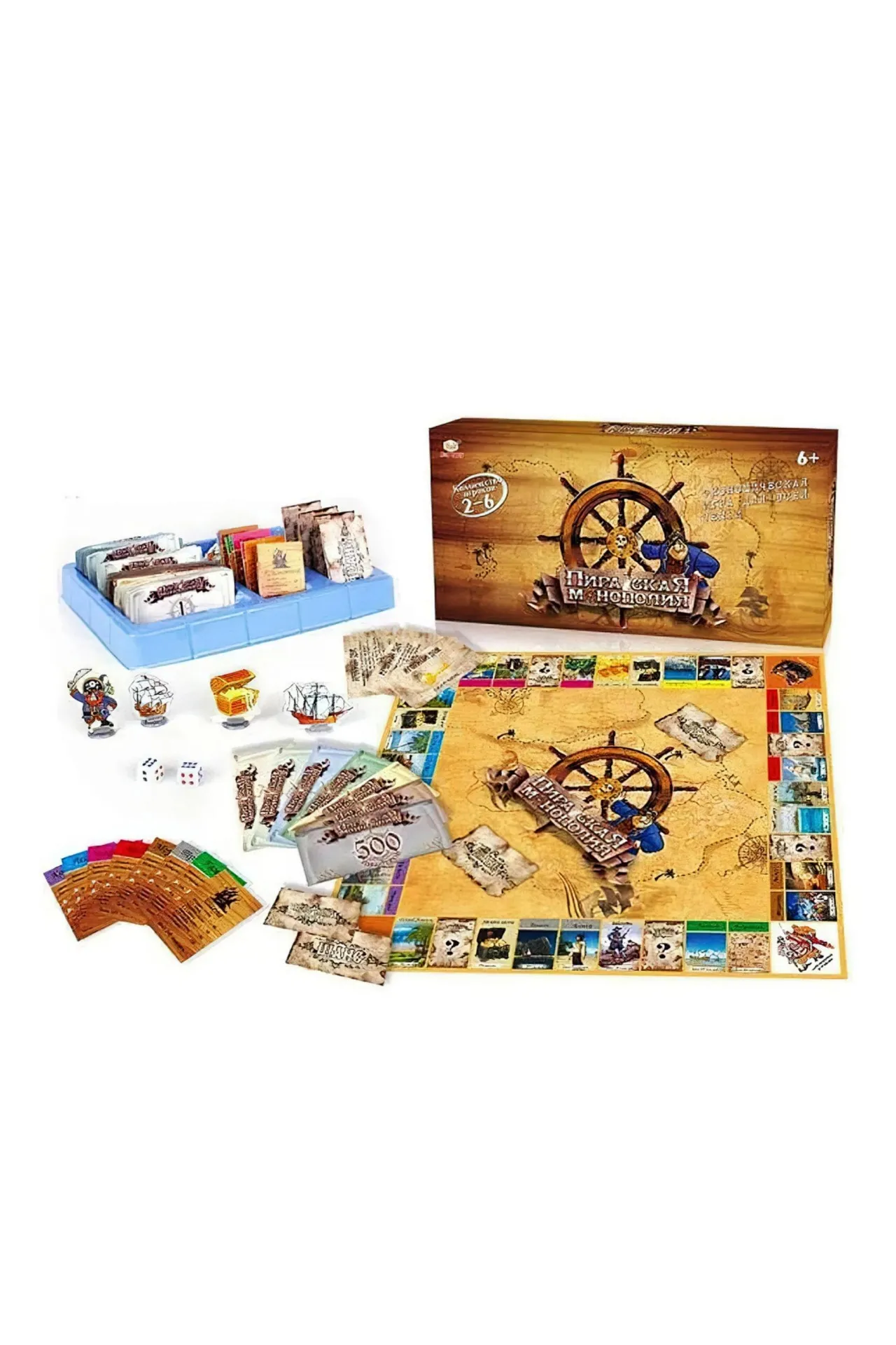 Экономическая настольная игра "Монополия", пиратская" sk016 SHK Gift#1
