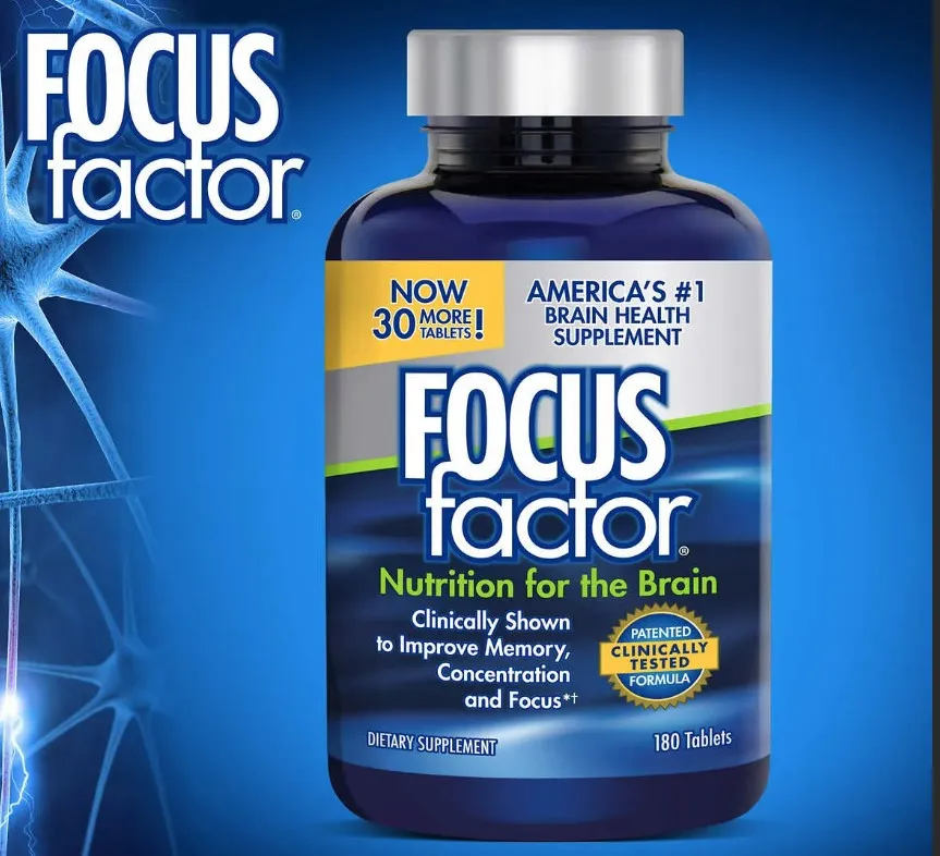 Витамины питание для мозга Focus Factor (180 шт.)#1