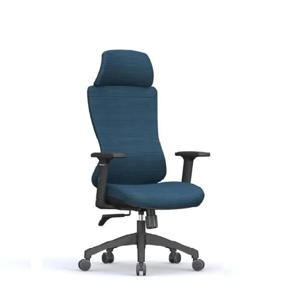 Кресло для персонала FLEXION черно-синий#1