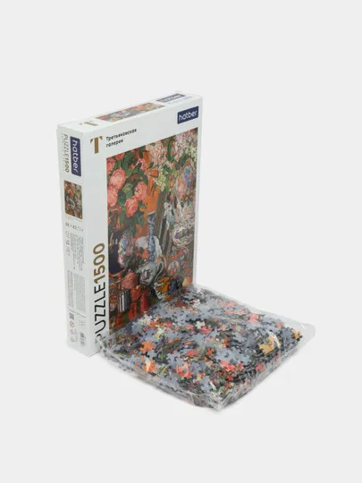 Пазл Hatber Premium 1500 элементов А1ф 580х830мм  Фарфор и цветы, Третьяковская галерея#1