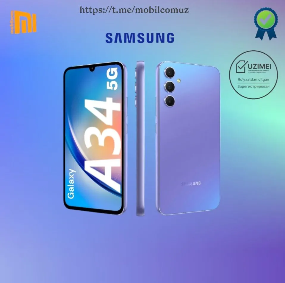 Смартфон Samsung Galaxy A34 8/128GB#1