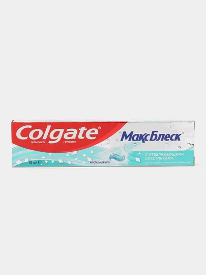 Зубная паста Colgate MAX White Crystal Mint, 50 мл#1