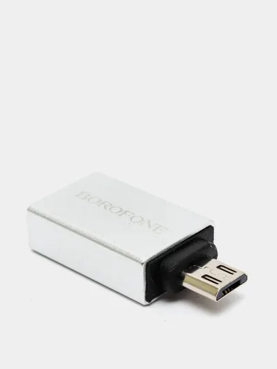 Адаптер Borofone OTG USB-Micro, 3.0 BV2#1