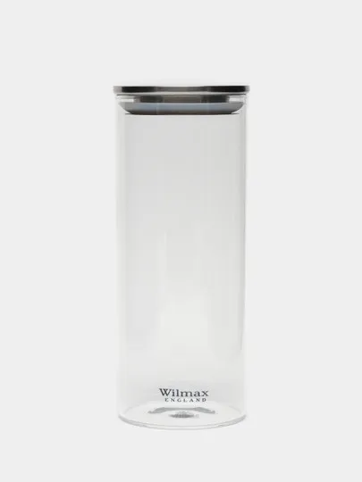 Банка с крышкой Wilmax WL-888518/A, стекло, 10 * 25.5 см, 1600 мл#1