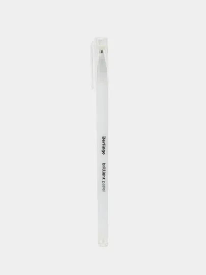 Ручка гелевая Berlingo Brilliant Pastel, 0.8 мм, белая#1