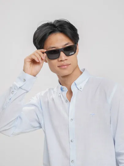 Солнцезащитные очки стильные квадратные мужские#1