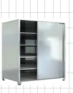 Шкаф металлический для хранения посуды изготовлен из нерж.листа (размер стандарт)#1