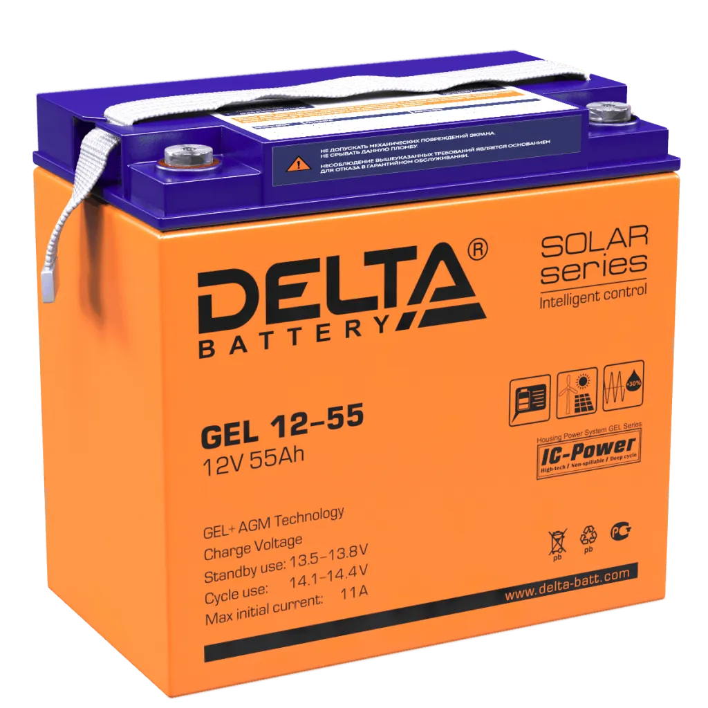 Аккумулятор ASTERION|Delta GEL 12-55#1