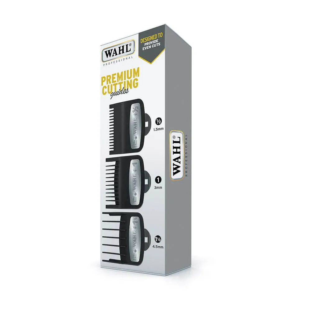 Набор насадок Wahl Premium Attachment Combs 3 Pack 3354-5001 для фейдинга, 1,5, 3, 4,5 мм#1