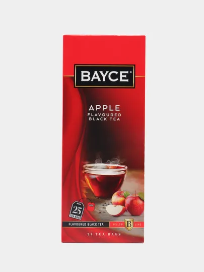 Чёрный чай BAYCE Apple Flavoured, 25x1.5 г#1