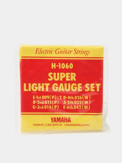 Комплект струн YAMAHA H-1060, для электрогитары#1