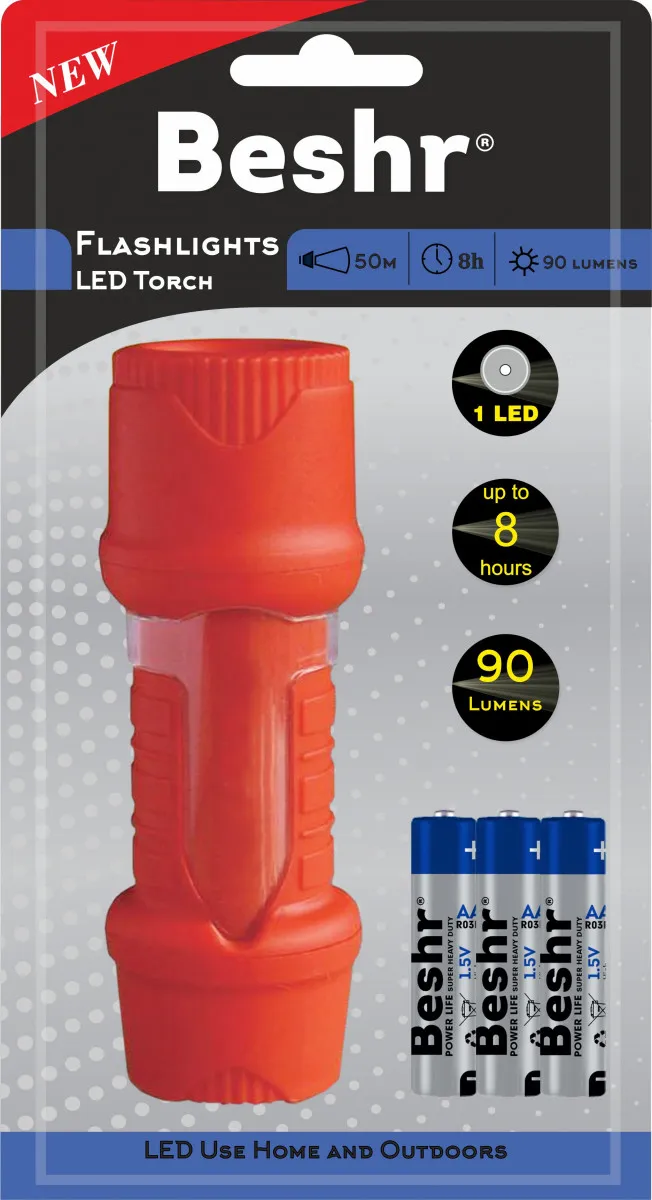Ручной Фонарь Flashlight Led Torch HP7011-3R03PBP (RED, GREEN)#1