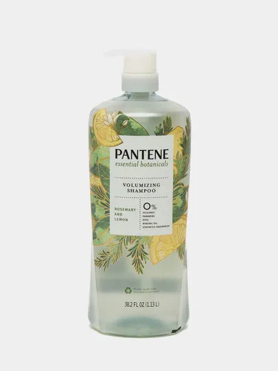 Шампунь для придания объема Pantene Essential Botanicals с розмарином и лимоном#1