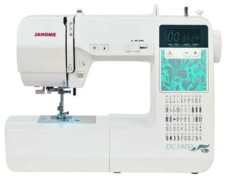 Швейная машина Janome DC3900 | Швейных операций 50 | Скорость шитья 820 ст/мин#1