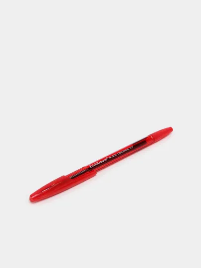 Ручка шариковая ErichKrause R-301 Original Stick 0.7 цвет чернил красный, в тубусе по 60 шт#1