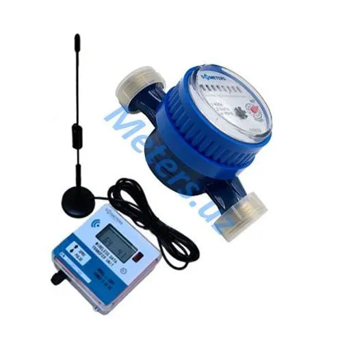 Импульсный счетчик воды SH-METERS DN-15 + GPRS модем#1
