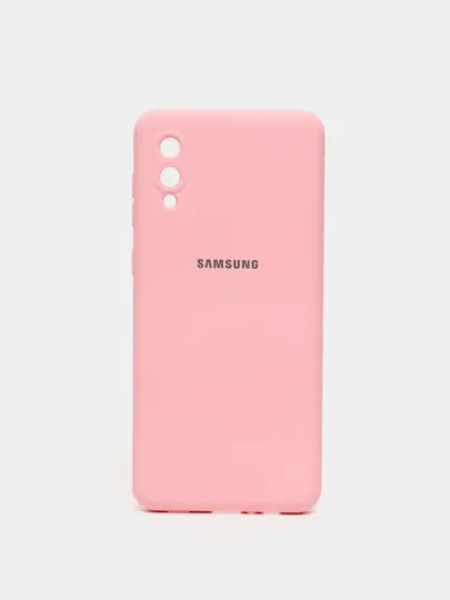 Чехол силиконовый Samsung светло-розовый#1