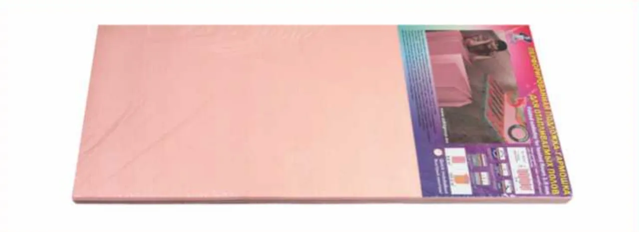 Подложка-гармошка розовая для теплого пола, 1.8 мм#1