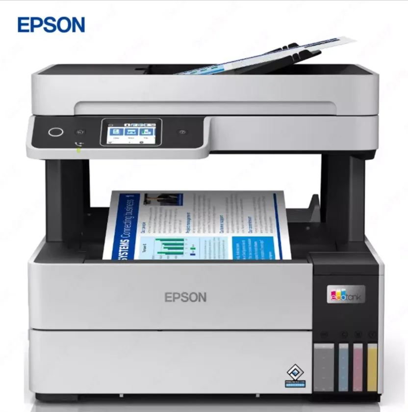 Струйный принтер МФУ Epson L6490, A4, принтер/сканер/копир/факс, 4800x1200dpi, 37(23)ppm, Duplex, ADF35, СНПЧ, WiFi, Lan, USB#1
