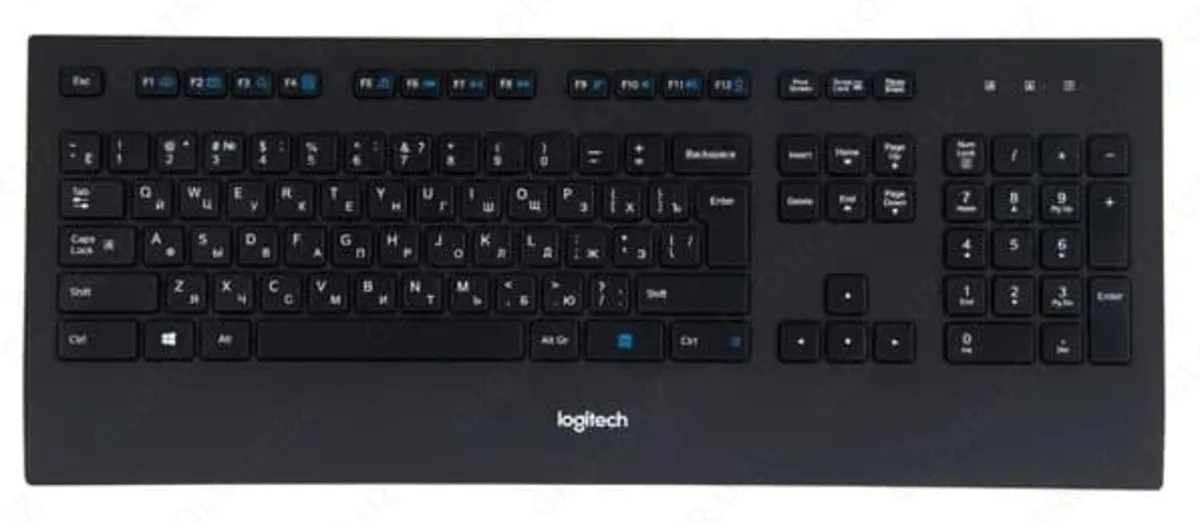Клавиатура Logitech Corded Keyboard K280e Black USB#1