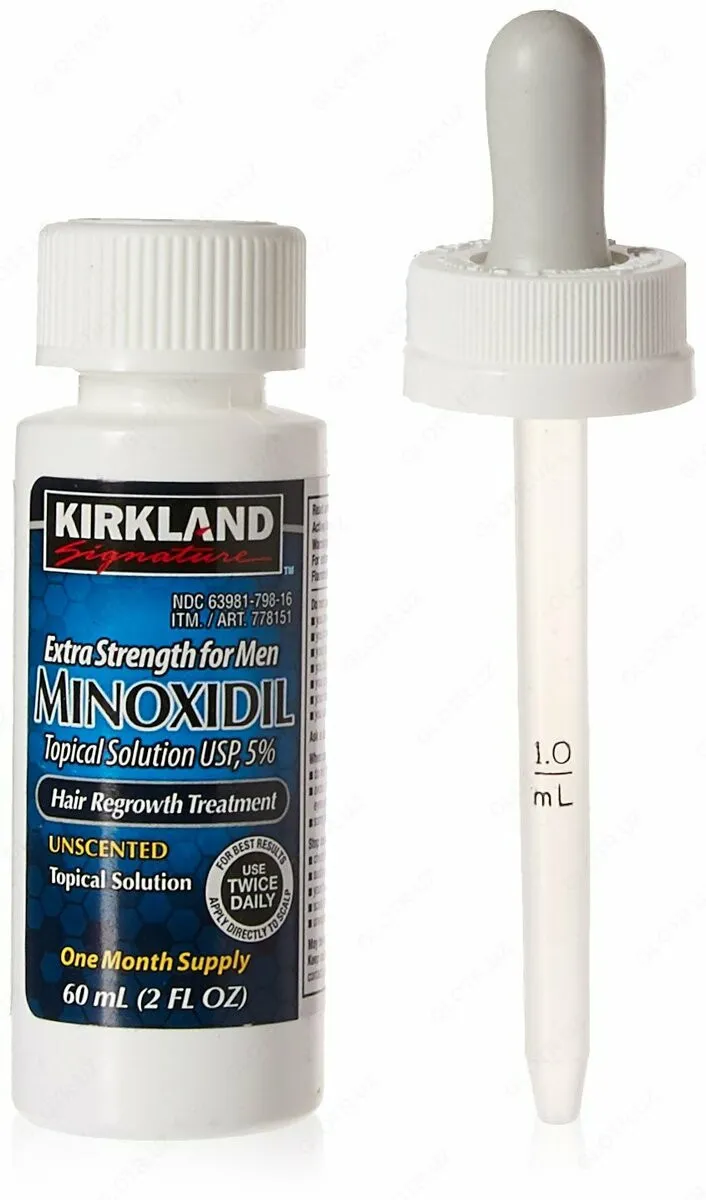 Миноксидил 5% Киркланд-лосьон для роста волос и бороды#1