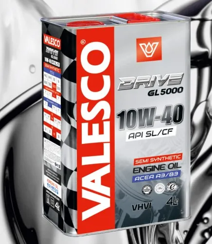 Масло полусинтетическое VALESCO X-DRIVE GJ5000 SAE API  SL/CF 10W-40 1/3/4/20/60/200  л#1