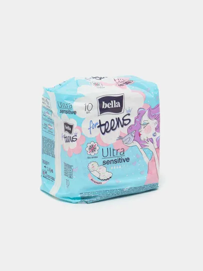 Прокладки Bella for Teens Ultra Sensitive, 4 капли, 10 шт#1