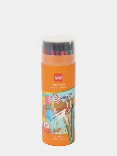 Цветные карандаши Deli 7073-48, 48 цветов#1