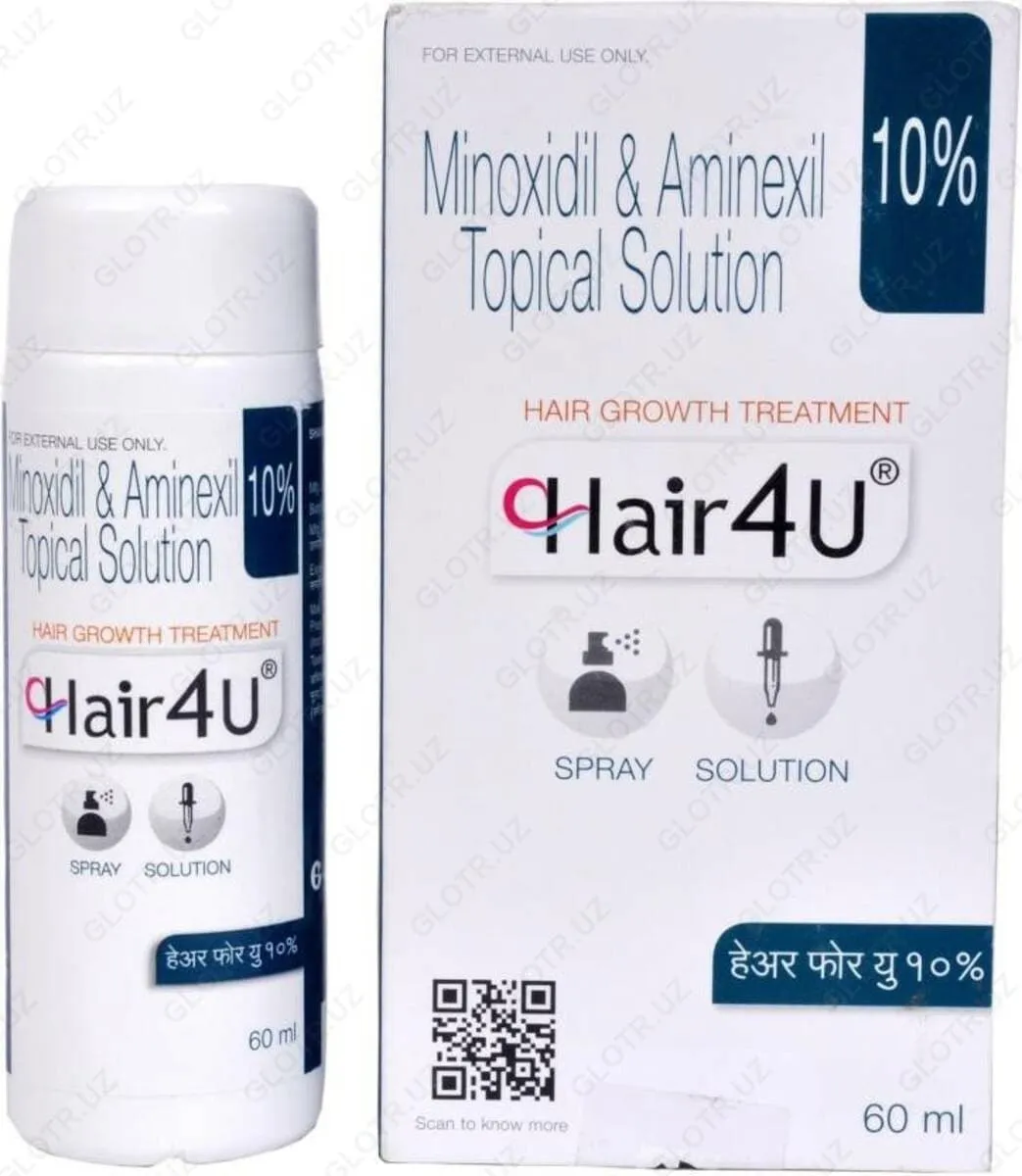 Препарат 'Hair4U' Minoxidil 10% - 60мл#1