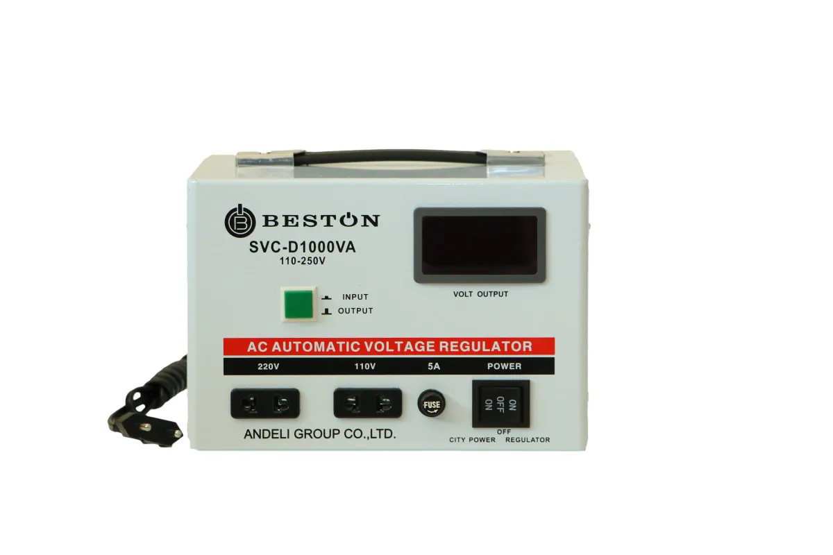 Стабилизатор напряжения BESTON SVC-D1000VA (110-250V)(латерный,горизонталь)#1