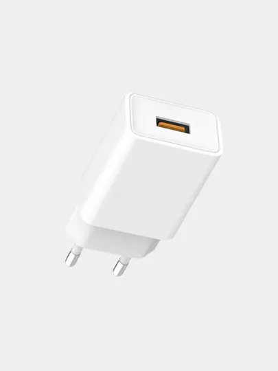 Комплект зарядного устройства DENMAN DC01 Single USB + USB-кабель Lightning 2.4А#1