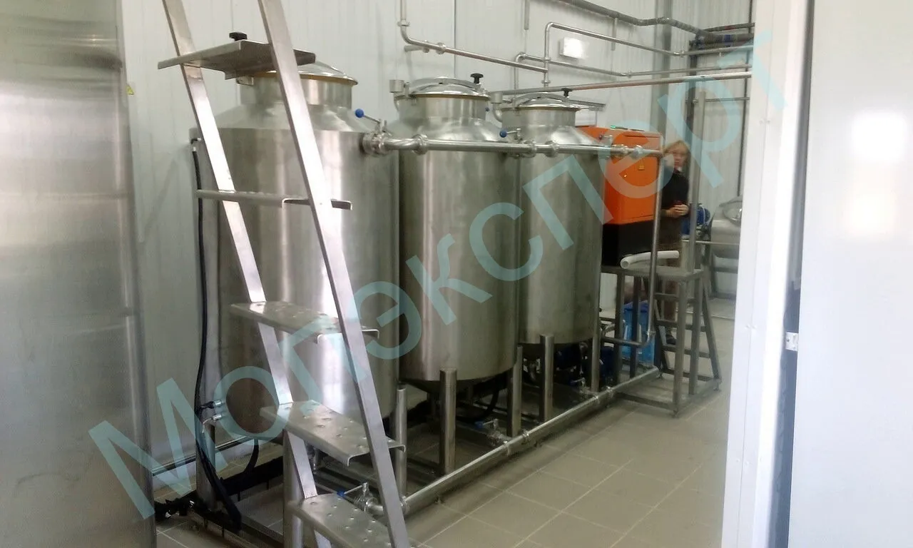 Мини завод по переработке молока типовой готовый проект на 2000 л в смену#1