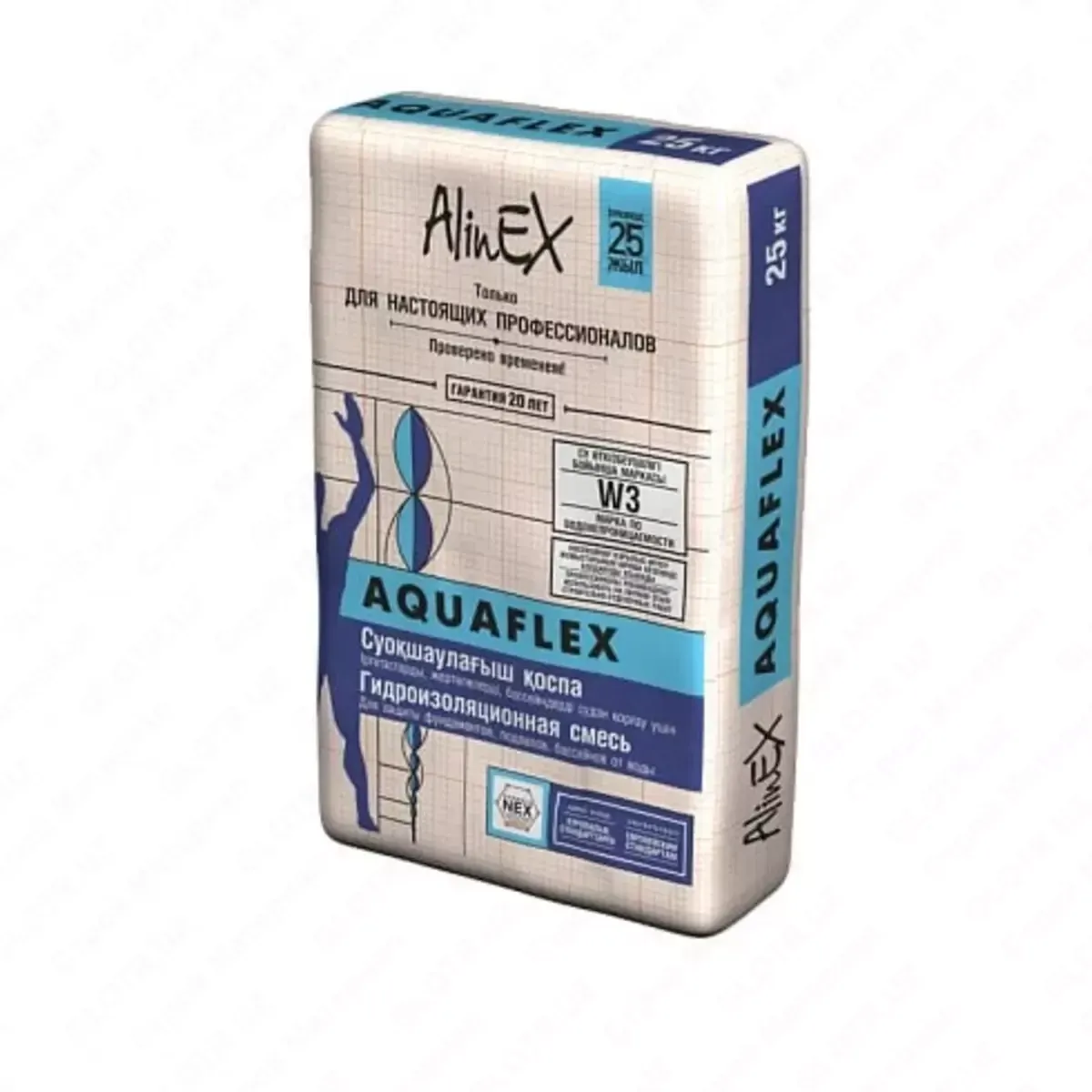 Гидроизоляция Aquaflex 25 кг ALINEX#1