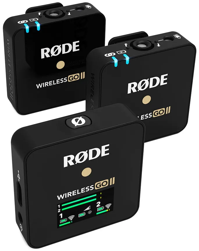 Двухканальная беспроводная микрофонная RODE система Wireless GO II#1