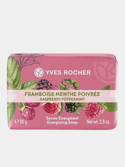 Мыло Yves Rocher Framboise Menthe Poivree, 80 гр#1