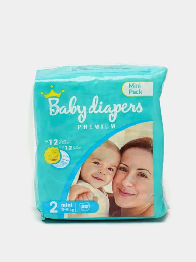Детские подгузники Baby Diapers Mini #2, 22 шт#1