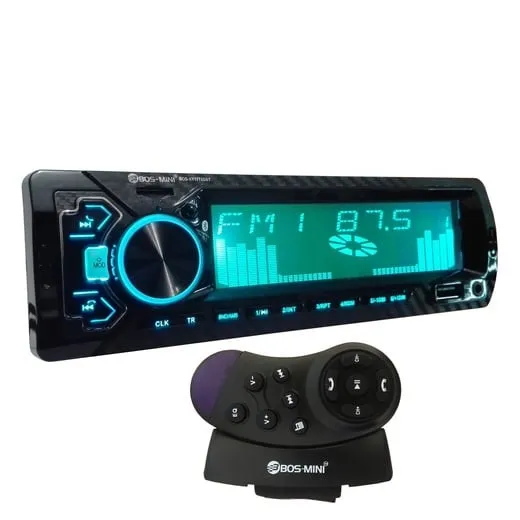 BOS MINI Bos-DY1788 SBT avtomobil radiosi, AM / FM radio funksiyasi, Bluetooth, USB, Aux#1
