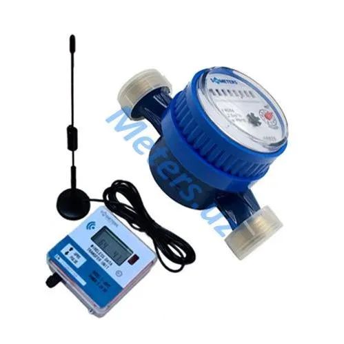 Импульсный счетчик воды SH-METERS DN-20 + GPRS модем#1
