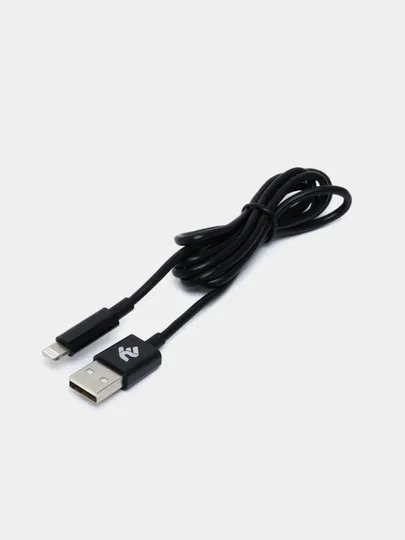 Кабель 2Е Cable USB 2.4 to Lightning Black#1