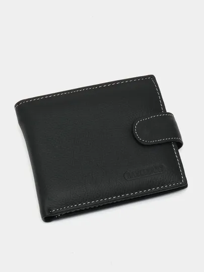 Кошелек мужской Genuine Leather Pocket Wallet, Black#1