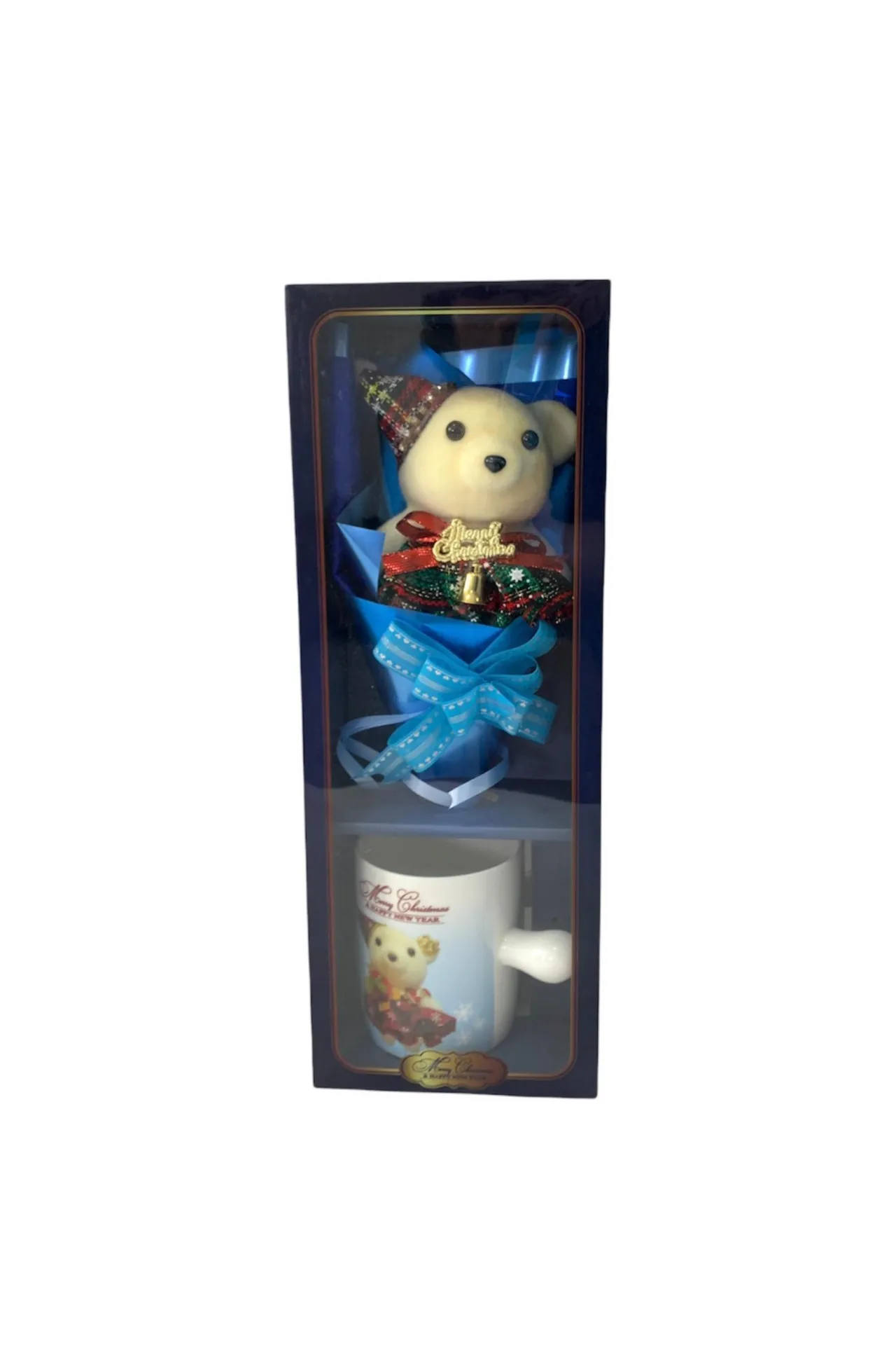 Подарочный набор - чашка с мишкой a014 SHK Gift синий#1