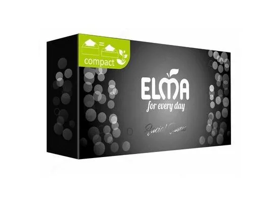 Салфетки V (в коробочной упаковке) Elma 90 шт (307)#1