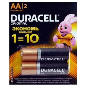 Батарейки DURACELL ALKALINE 2B AA#1