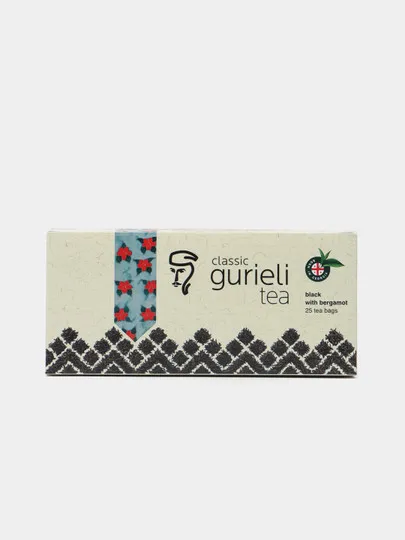 Чай чёрный Gurieli, с бергамотом, 2 г, 25 пакетиков#1